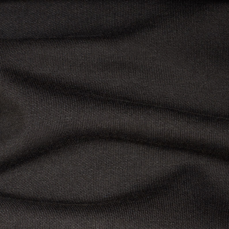 G-Star RAW® Graphic 17 Tortoi Funnel Long Sweat Schwarz fabric shot