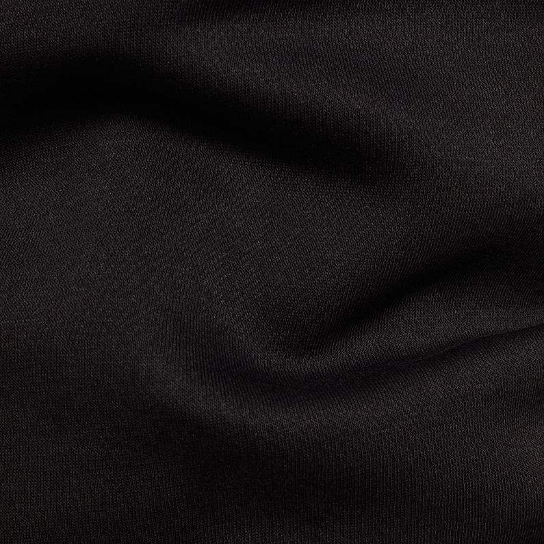 G-Star RAW® Motac Dc Xzula Hdd Zip Thru Sweat Schwarz fabric shot