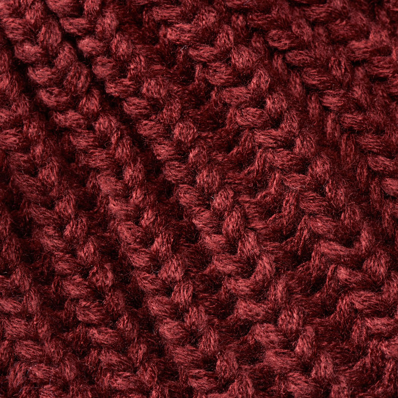 G-STAR® Venetio Beanie Red fabric shot