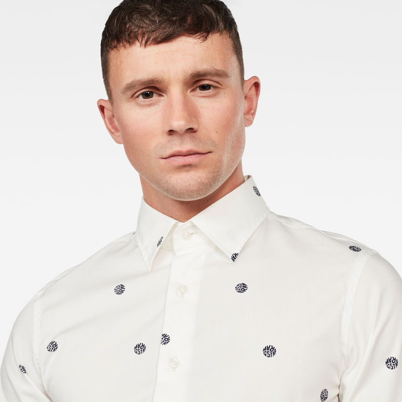 G-STAR® Core Super Slim Hemd Weiß