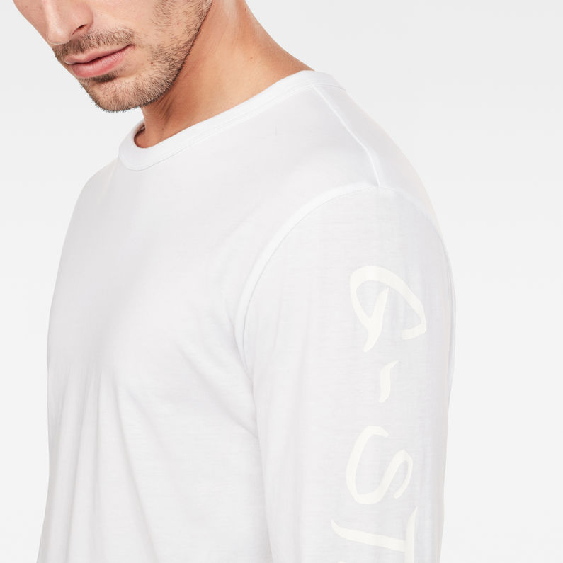 G-Star RAW® Graphic 2 T-Shirt Blanco detail shot