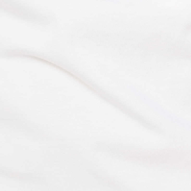G-Star RAW® Graphic 2 T-Shirt Blanco fabric shot