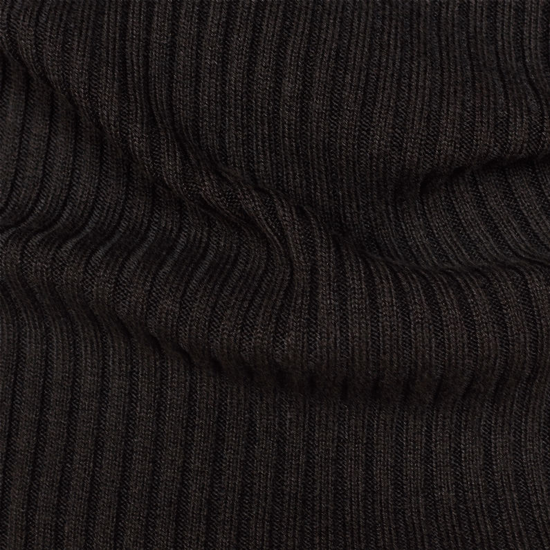 G-Star RAW® Lynn Mock Turtle Knit Schwarz fabric shot