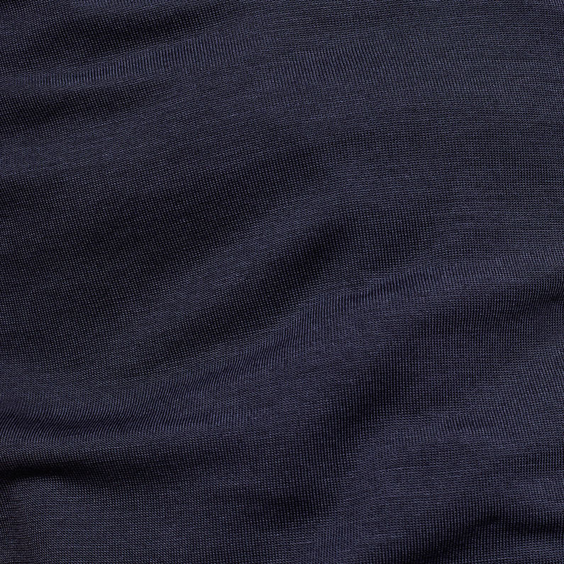 G-Star RAW® Granddad Slim T-Shirt Bleu foncé fabric shot