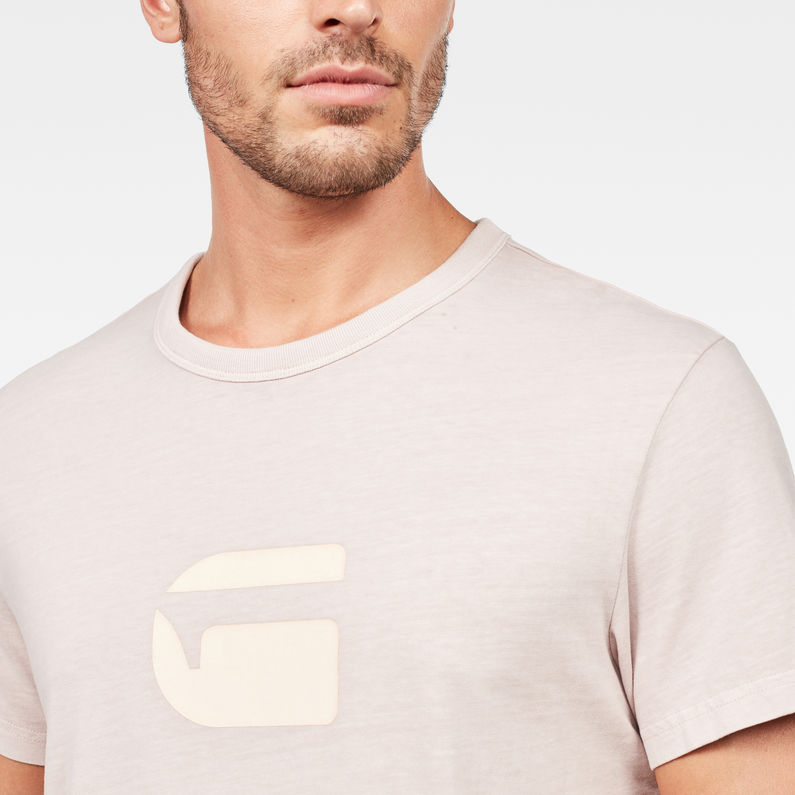 G-Star RAW® Dedda Regular T-Shirt Pink detail shot