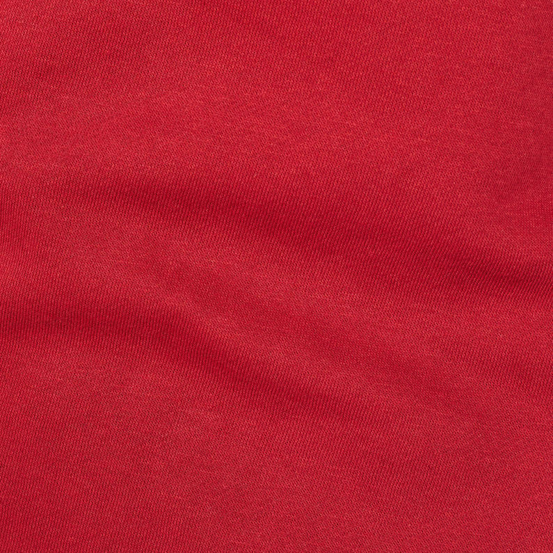 G-Star RAW® Bilbi Box Logo Hooded Sweat Red fabric shot