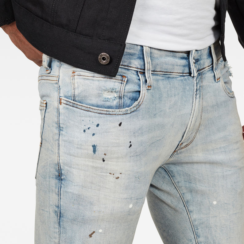 G-Star RAW® 3301 Deconstructed Super Slim Jeans Lichtblauw