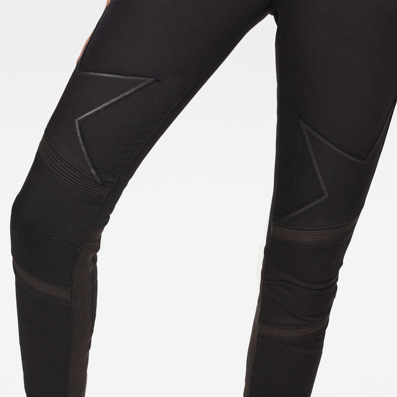 G-Star RAW® Motac Deconstructed 3D High Waist Skinny Jeans Black