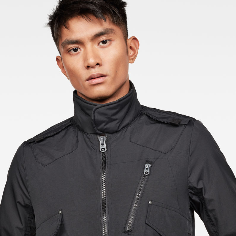 G-Star RAW® Blan Jacket Noir detail shot