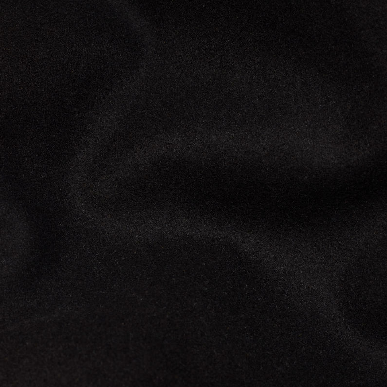 G-Star RAW® Garber Empral Wool Trench Black fabric shot