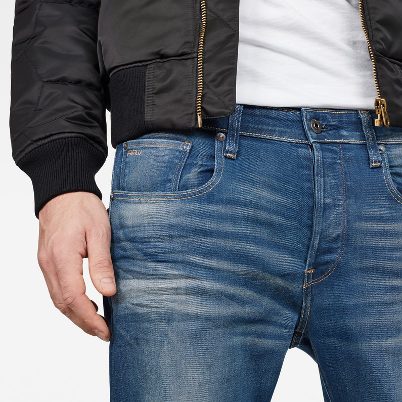 G-STAR® 3301 Relaxed Straight Jeans Midden blauw