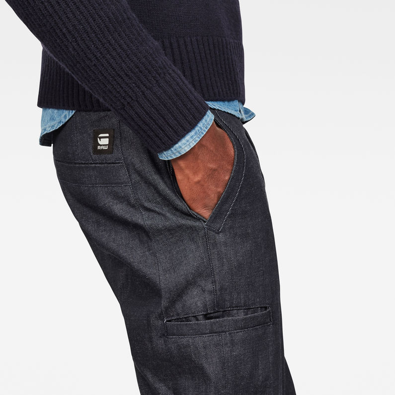 G-STAR® Bronson Pants Dark blue detail shot