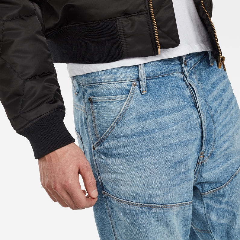 G-STAR® 5620 G-Star Elwood Relaxed Straight Jeans Mittelblau