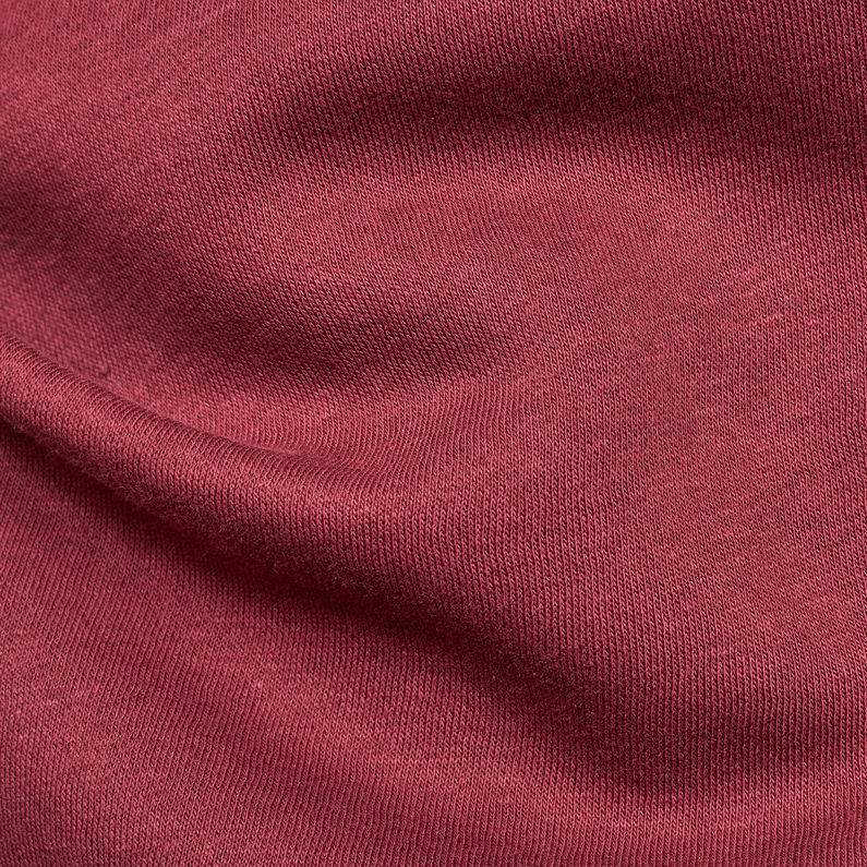 G-Star RAW® Graphic 12 Stor Sweater Red fabric shot