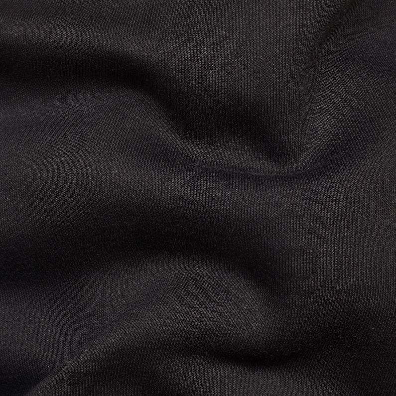 G-Star RAW® Swando-S Logo Sweater Schwarz fabric shot