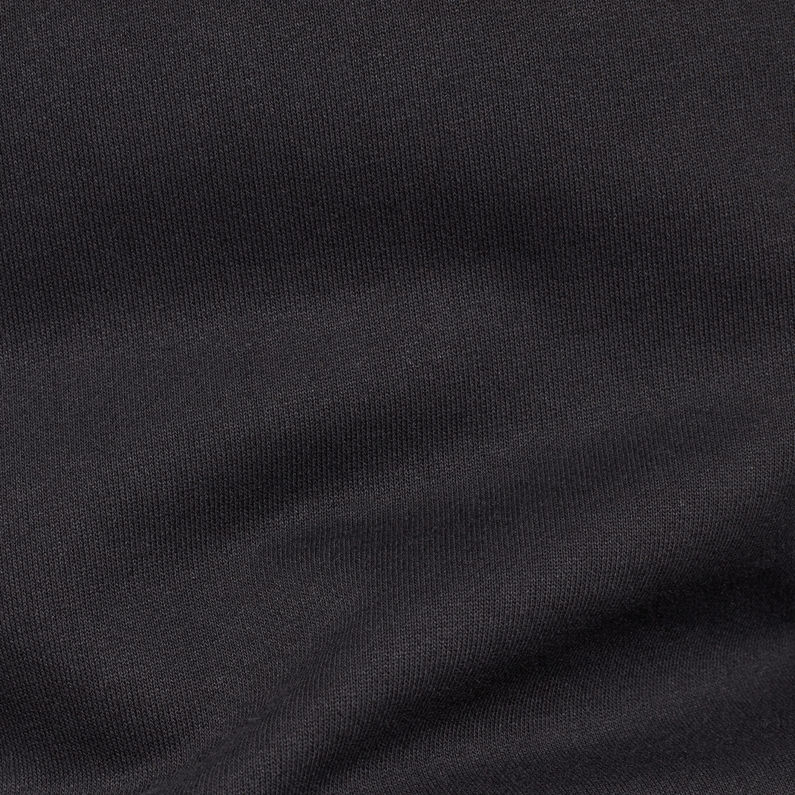 G-Star RAW® Cadet Strett Hooded Sweat Negro fabric shot