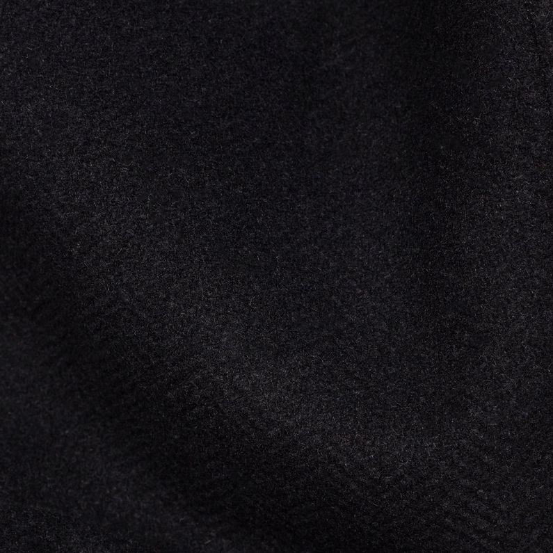 G-Star RAW® Garber Pm Wool Trench Dark blue fabric shot
