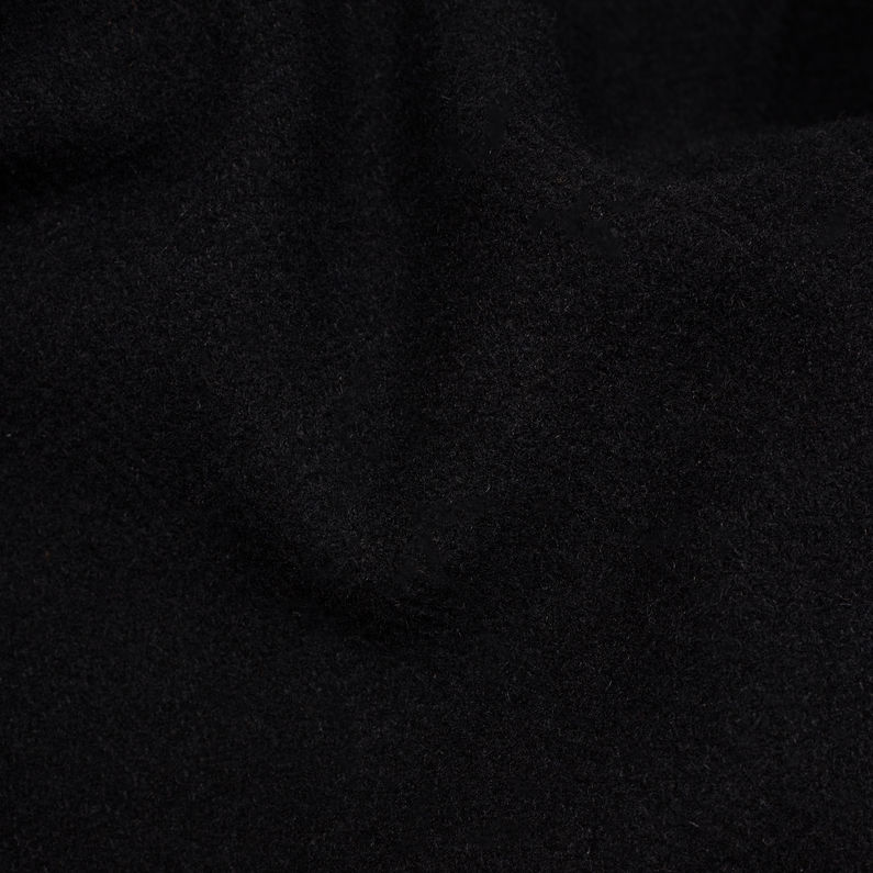 G-STAR® Garber Pm Wool Trench Noir fabric shot