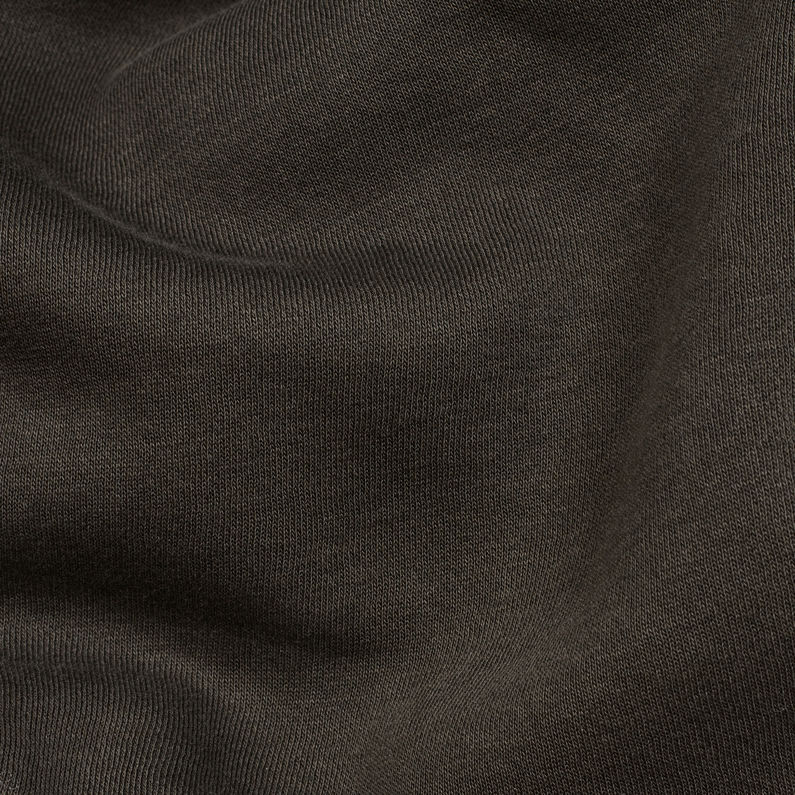 G-Star RAW® Swando-S Logo Hooded Sweater Gris fabric shot