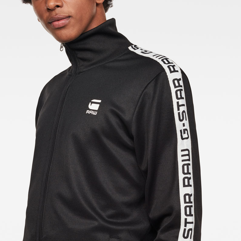 G-Star RAW® Satur New Zip Sweat Noir
