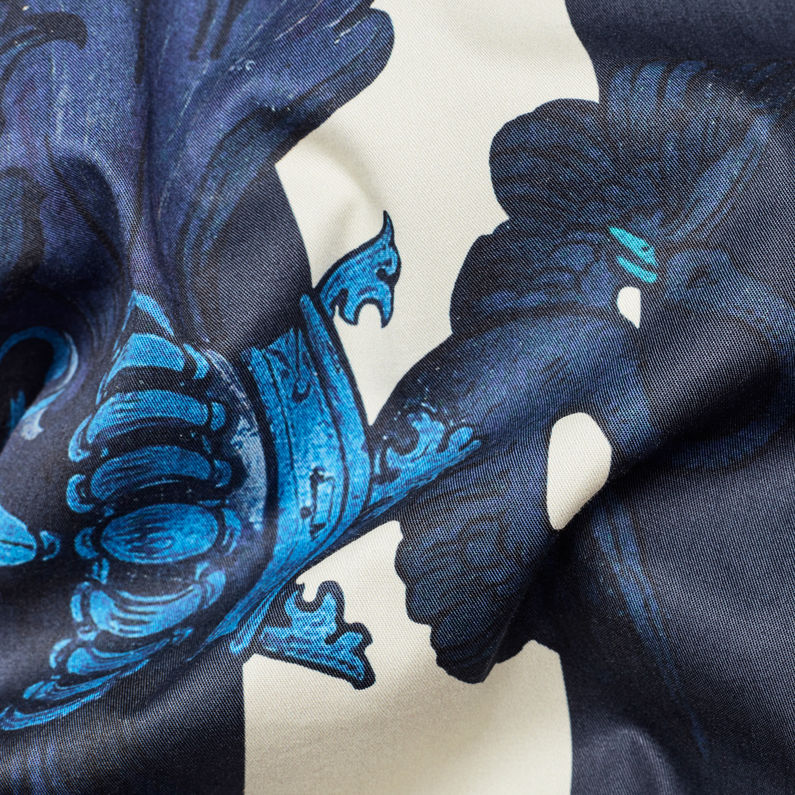 G-STAR® Rackam Sports Padded Bomber ミディアムブルー fabric shot