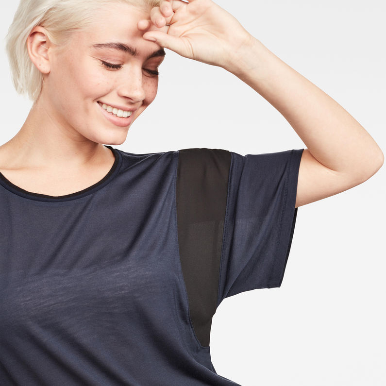 G-Star RAW® Norcia Loose T-Shirt Dark blue detail shot