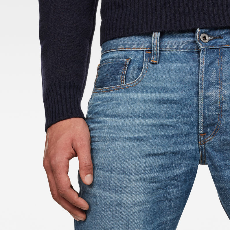 G-STAR® 3301 Deconstructed Straight Tapered Jeans Midden blauw