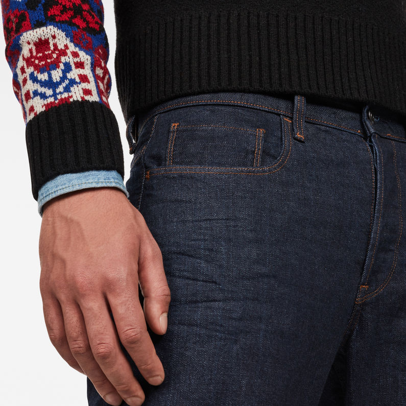 G-STAR® 3301 Deconstructed Straight Tapered Jeans Dunkelblau