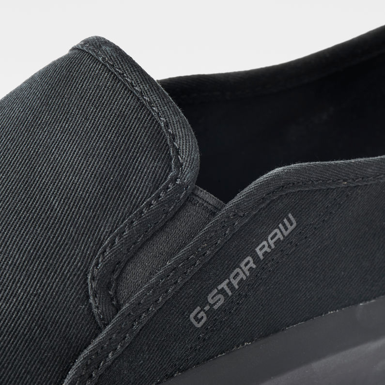 G-Star RAW® Strett Slip On Sneakers Noir detail