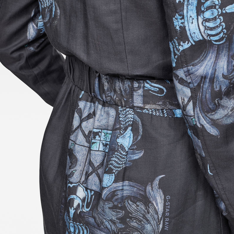 G-Star RAW® Core Wrap Dress Dunkelblau detail shot