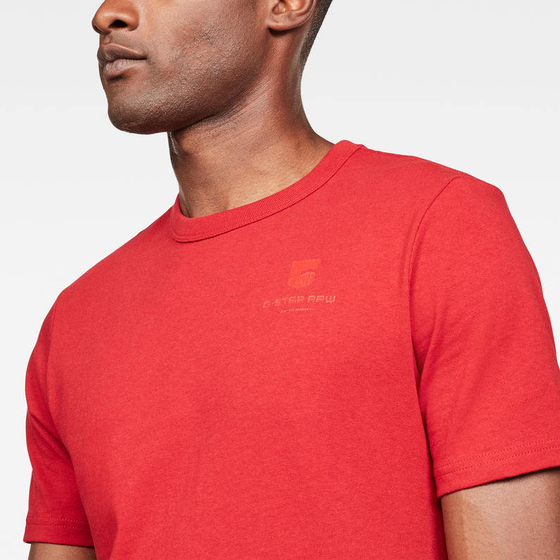 G-Star RAW® Graphic 49 T-Shirt Rojo detail shot