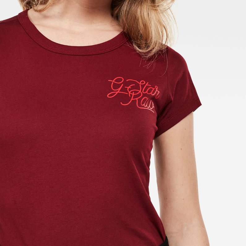 G-Star RAW® Theagan Slim T-Shirt Rouge