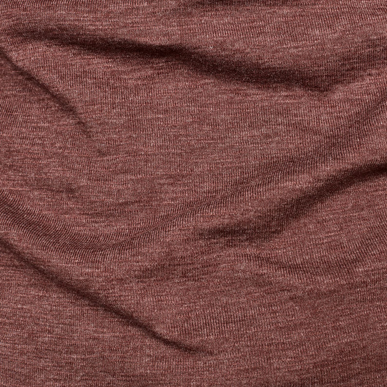 G-Star RAW® Classic Granddad Pocket T-Shirt Rot fabric shot