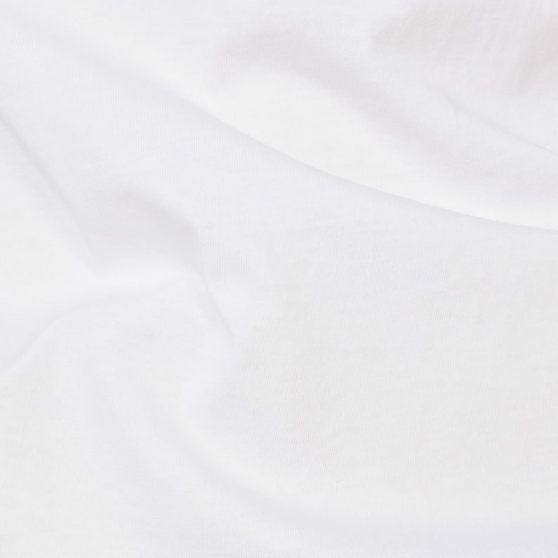 G-Star RAW® Loaq T-Shirt White fabric shot