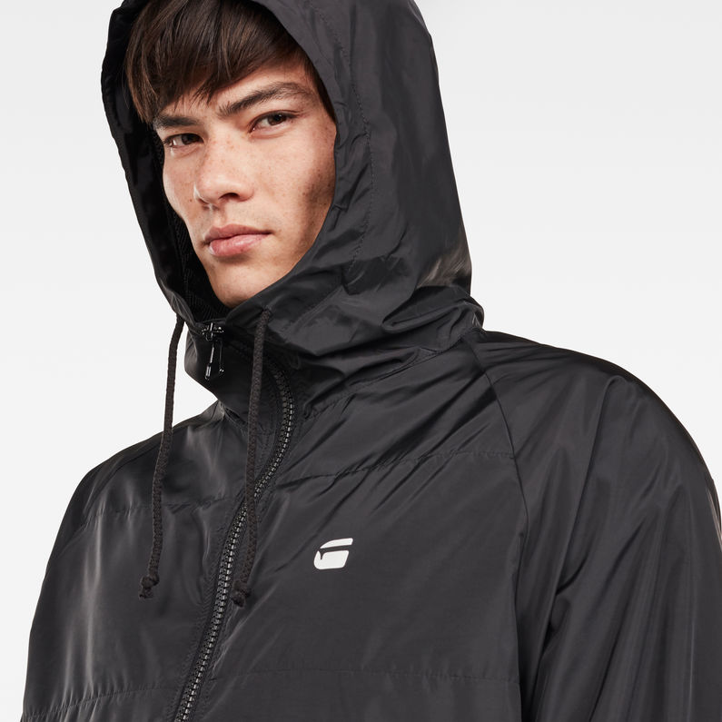 G-Star RAW® Rodis Hooded Anorak Black detail shot