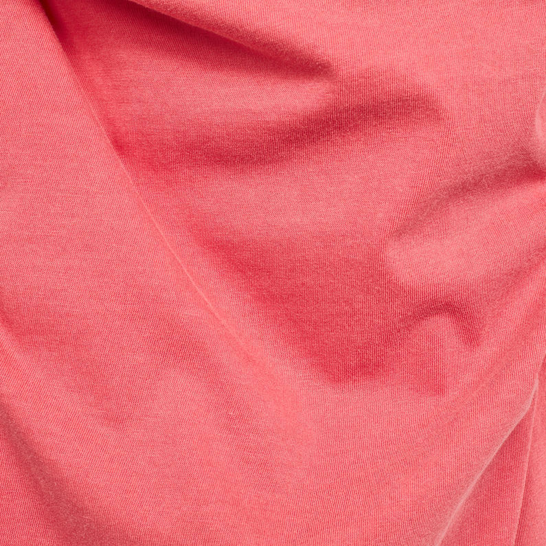 G-Star RAW® Rie V-Neck T-Shirt Rot fabric shot