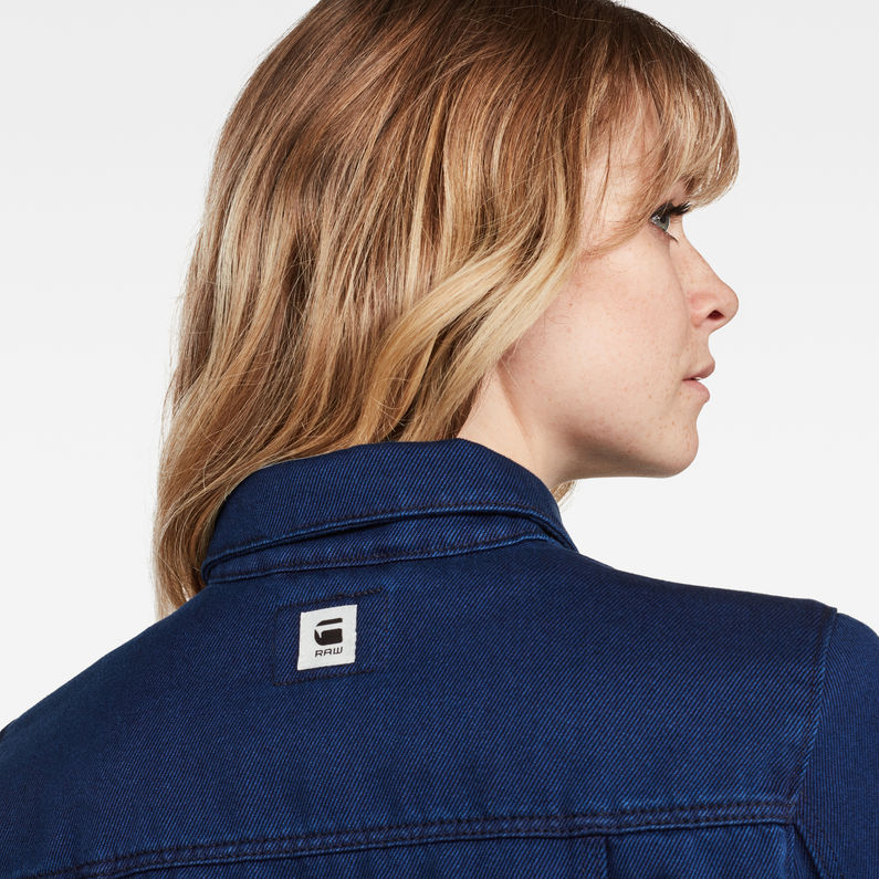 cropped work jacket