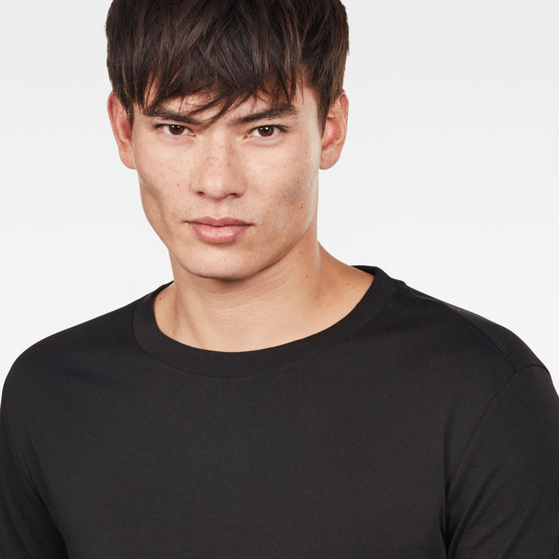 G-Star RAW® Swando Relaxed T-Shirt Schwarz detail shot
