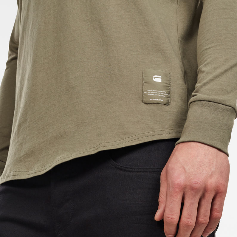 G-Star RAW® Swando Relaxed T-Shirt Grün detail shot