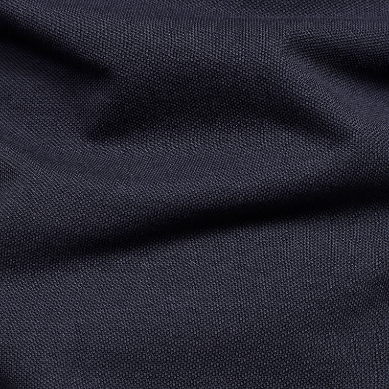 G-Star RAW® Shelo Graphic Block Polo Dark blue fabric shot