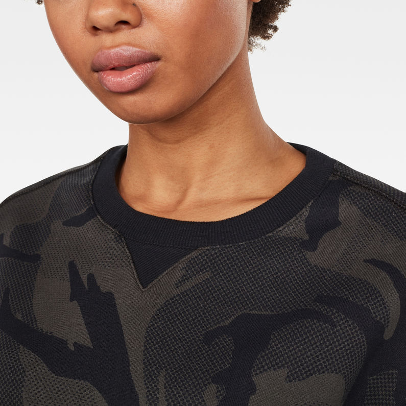 G-Star RAW® Lajla Ann Camo Sweat Dress Schwarz