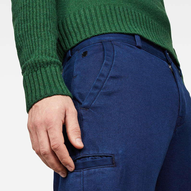 G-Star RAW® Bronson Service Straight Tapered Pants Dark blue detail shot