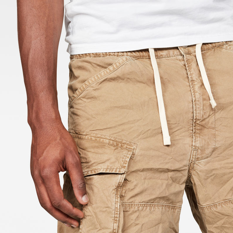 G-Star RAW® Rovic X-Relaxed Trainer Short Brown detail shot