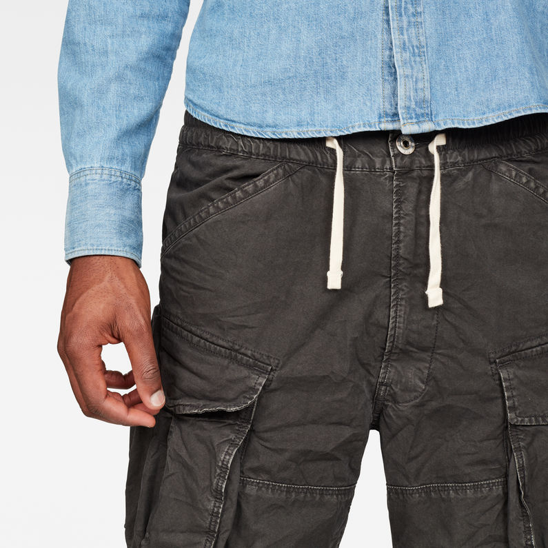 G-Star RAW® Rovic X-Relaxed Trainer Short Grijs detail shot