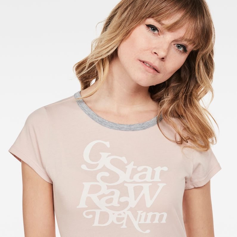 G-Star RAW® Civita Slim T-Shirt Rose