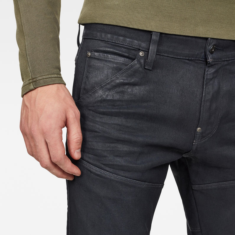 G-Star RAW® 5620 3D Zip Knee Skinny Jeans Bleu foncé
