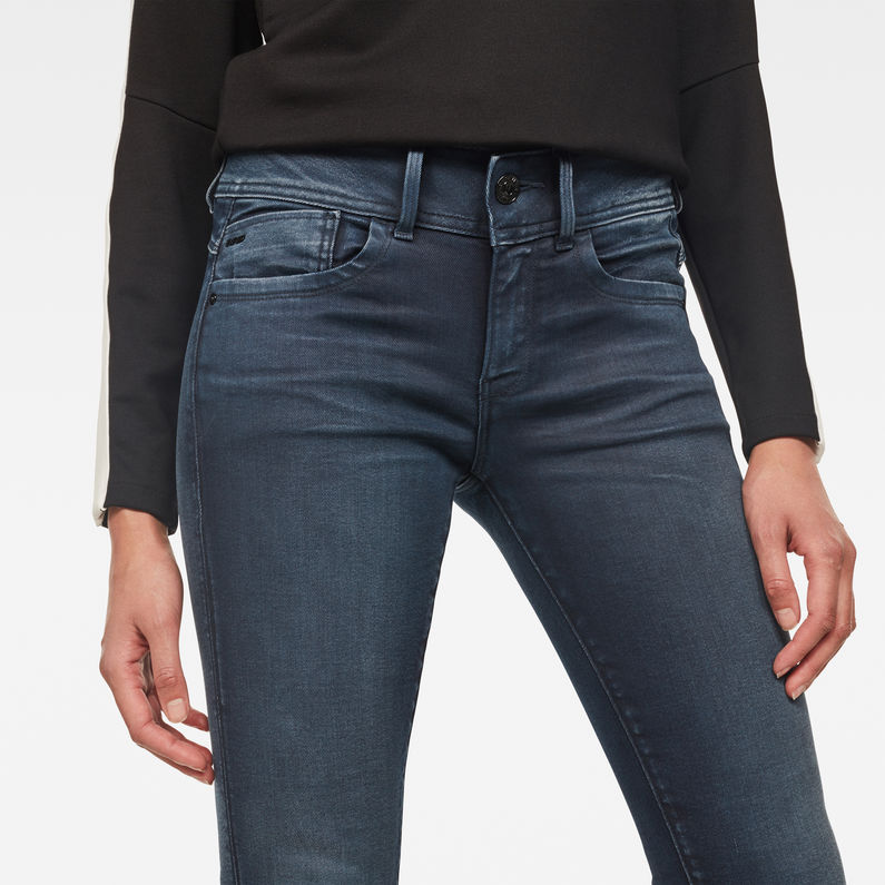 G-Star RAW® Lynn Mid Waist Skinny Jeans Dunkelblau
