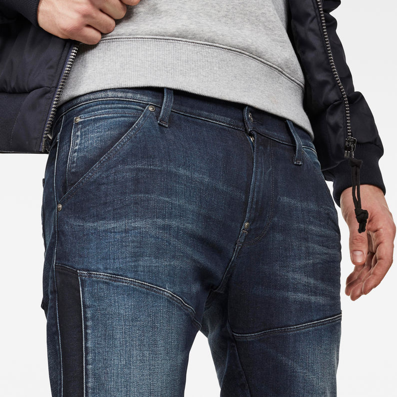 G-Star RAW® 5620 G-Star Elwood 3D Ankle Zip Skinny Jeans Dark blue