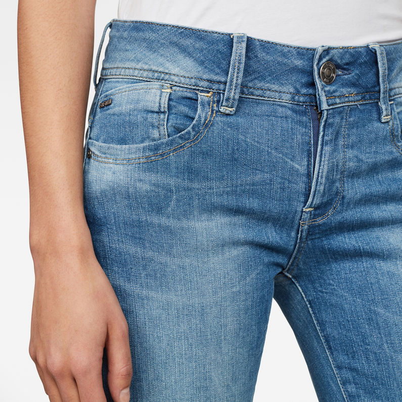 G-Star RAW® Lynn Mid Waist Skinny Jeans Medium blue