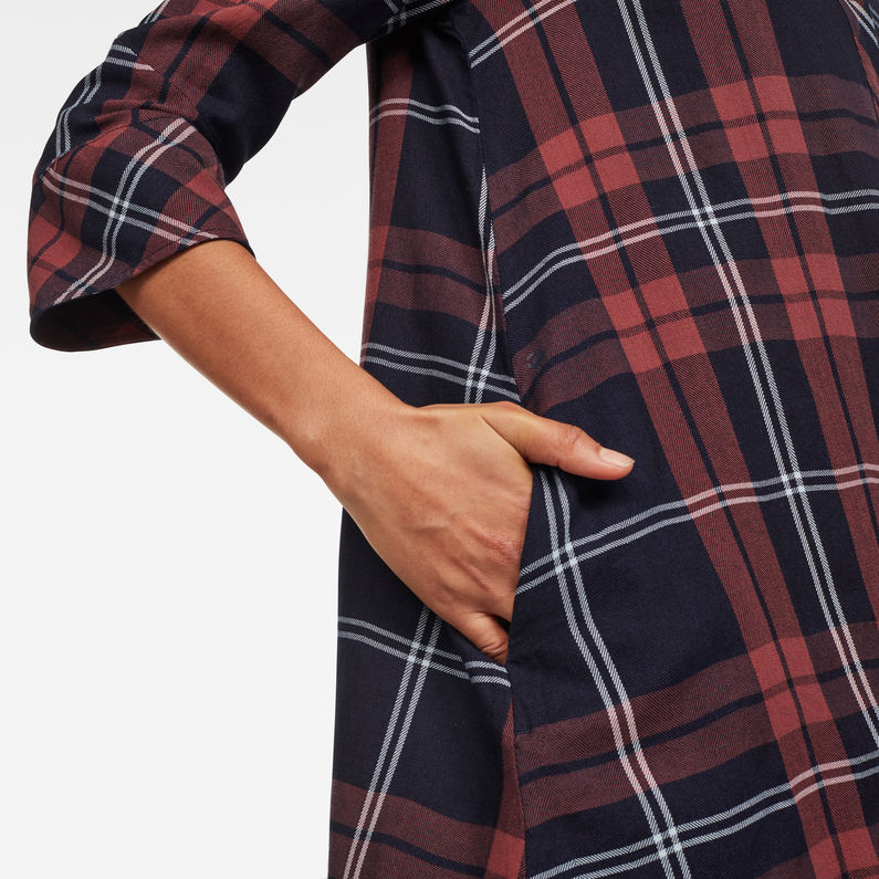 G-Star RAW® Deline Dress Rouge detail shot